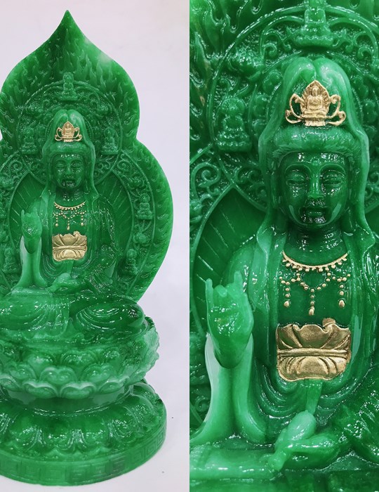QUAN ÂM LÁ BỒ ĐỀ CẨM THẠCH