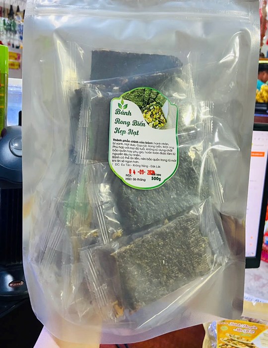 Rong biển kẹp hạt dinh dưỡng 500g