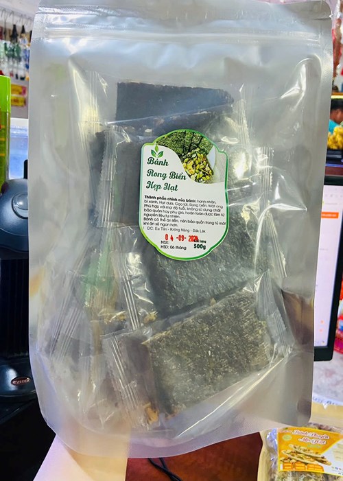 Rong biển kẹp hạt dinh dưỡng 500g