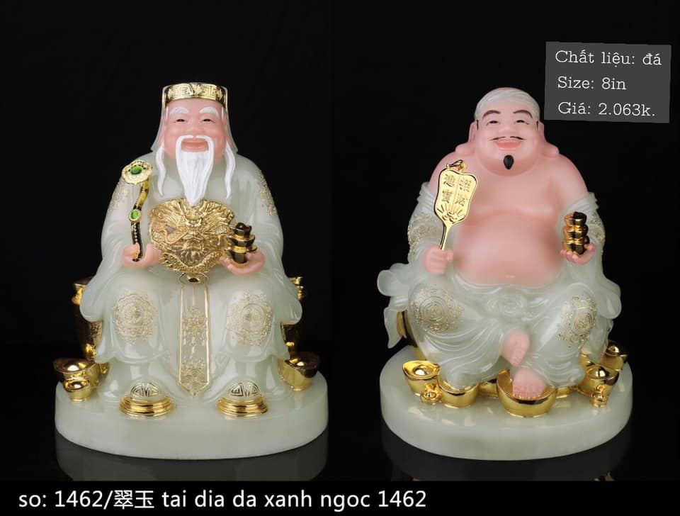 Tài địa đá xanh ngọc 1462 8in