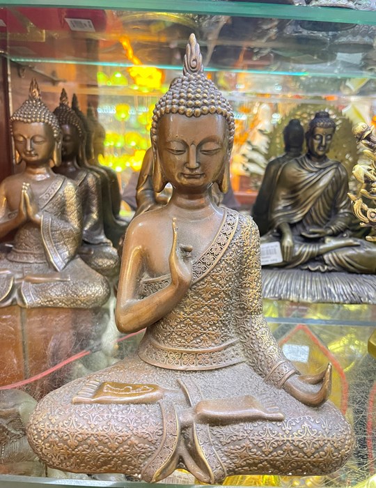 tam bảo nâu tay bắt ấn