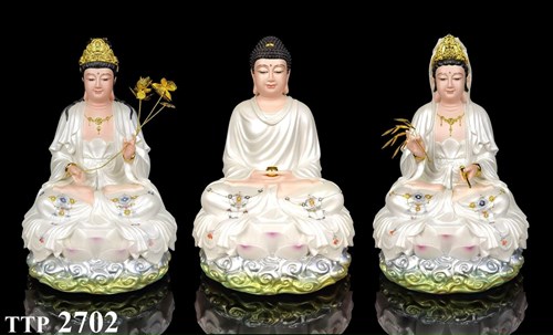 Tam Thế Phật Boly 2702 19IN Trắng