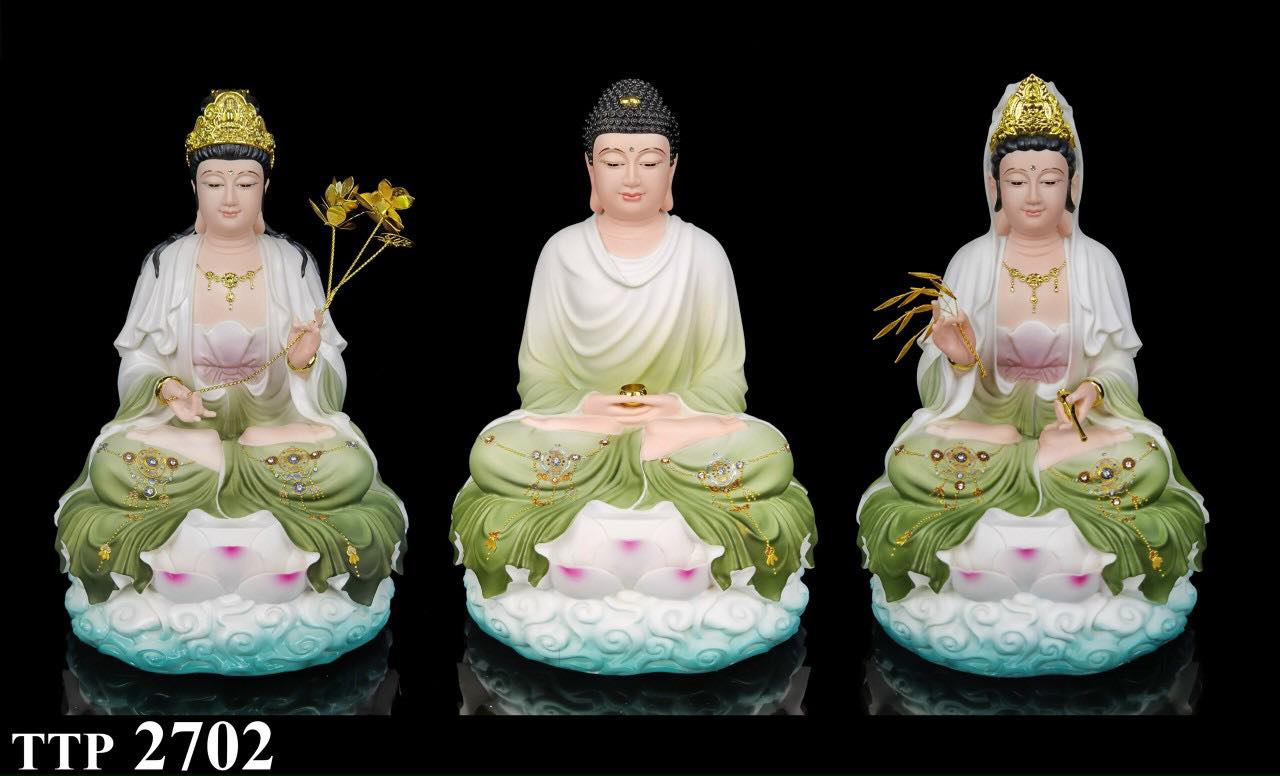 Tam Thế Phật BuLy 2702 12IN Xanh