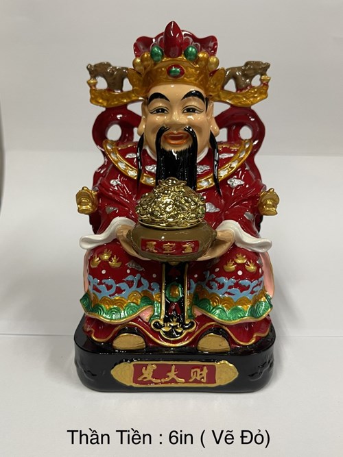 Thần Tiền Vẽ Đỏ 6in