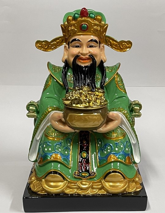 Thần tiền vẽ xanh 8in