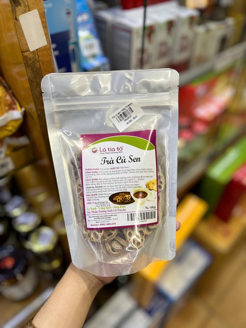 Trà củ sen 