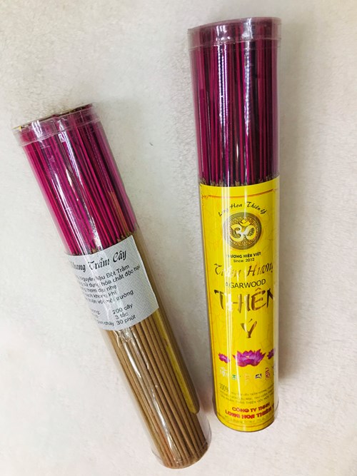 Trầm Thiên Ý Ống Vàng 3 Tấc