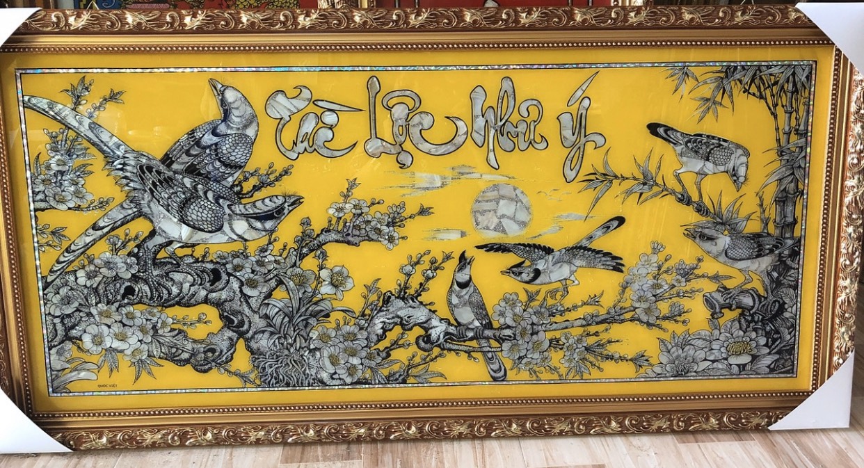 Tranh Cảnh Xà Cừ 54*110