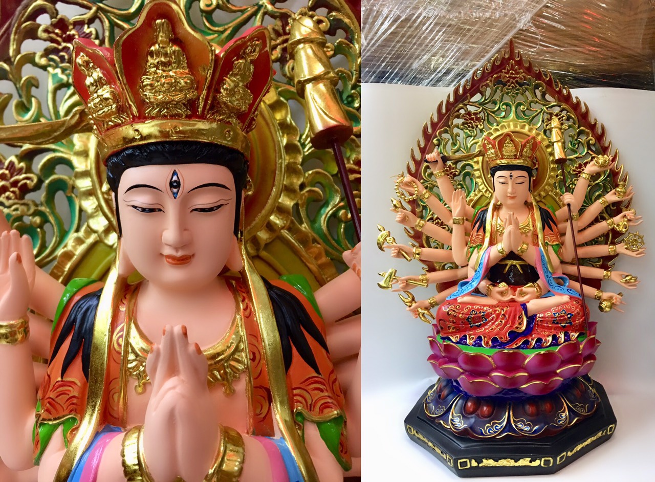 Tượng chuẩn đề ngồi 55cm