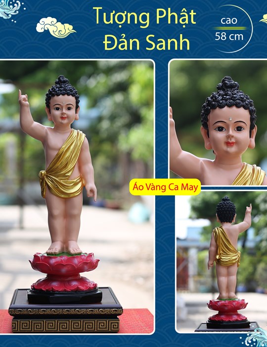 Tượng Đản Sanh 58cm