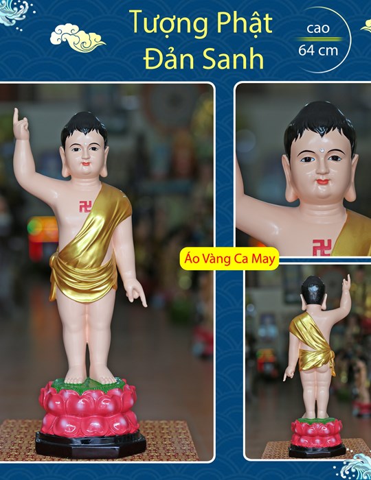 Tượng Đản Sanh 64cm