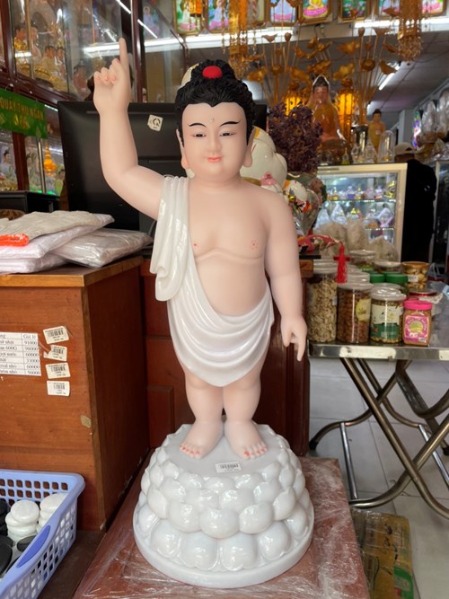 Tượng Đản Sanh Đá 26in - 65cm