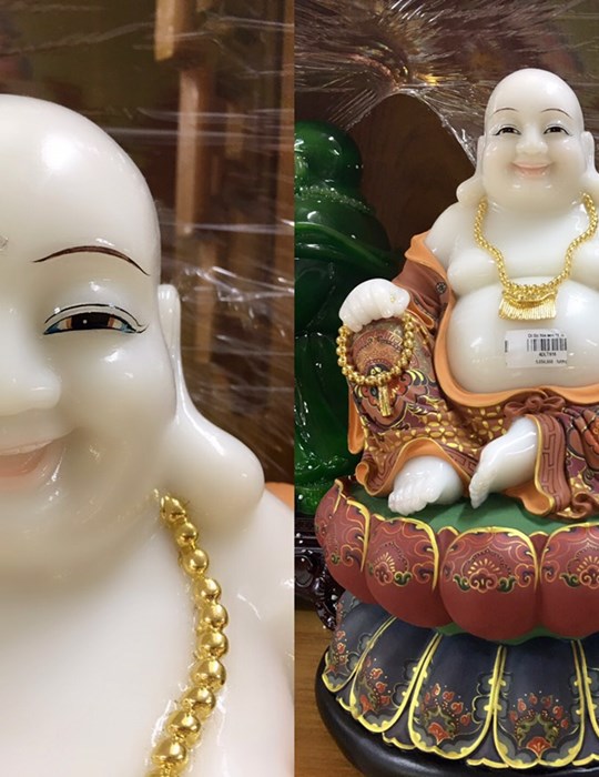 Tượng di lặc tòa sen 