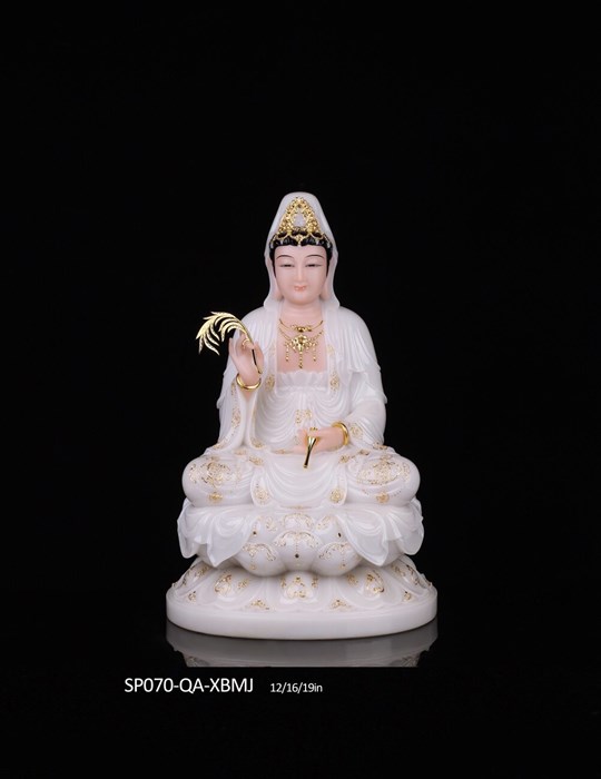 Tượng Quan Âm Đá SP070 30cm