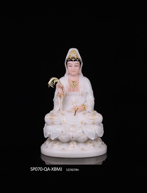 Tượng Quan Âm Đá SP070 30cm