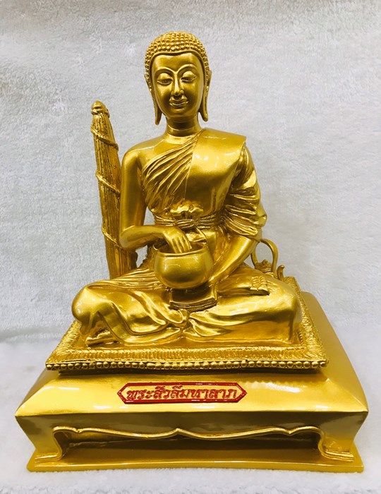 Tượng Sivali Ngồi Lớn ( vàng lợt )