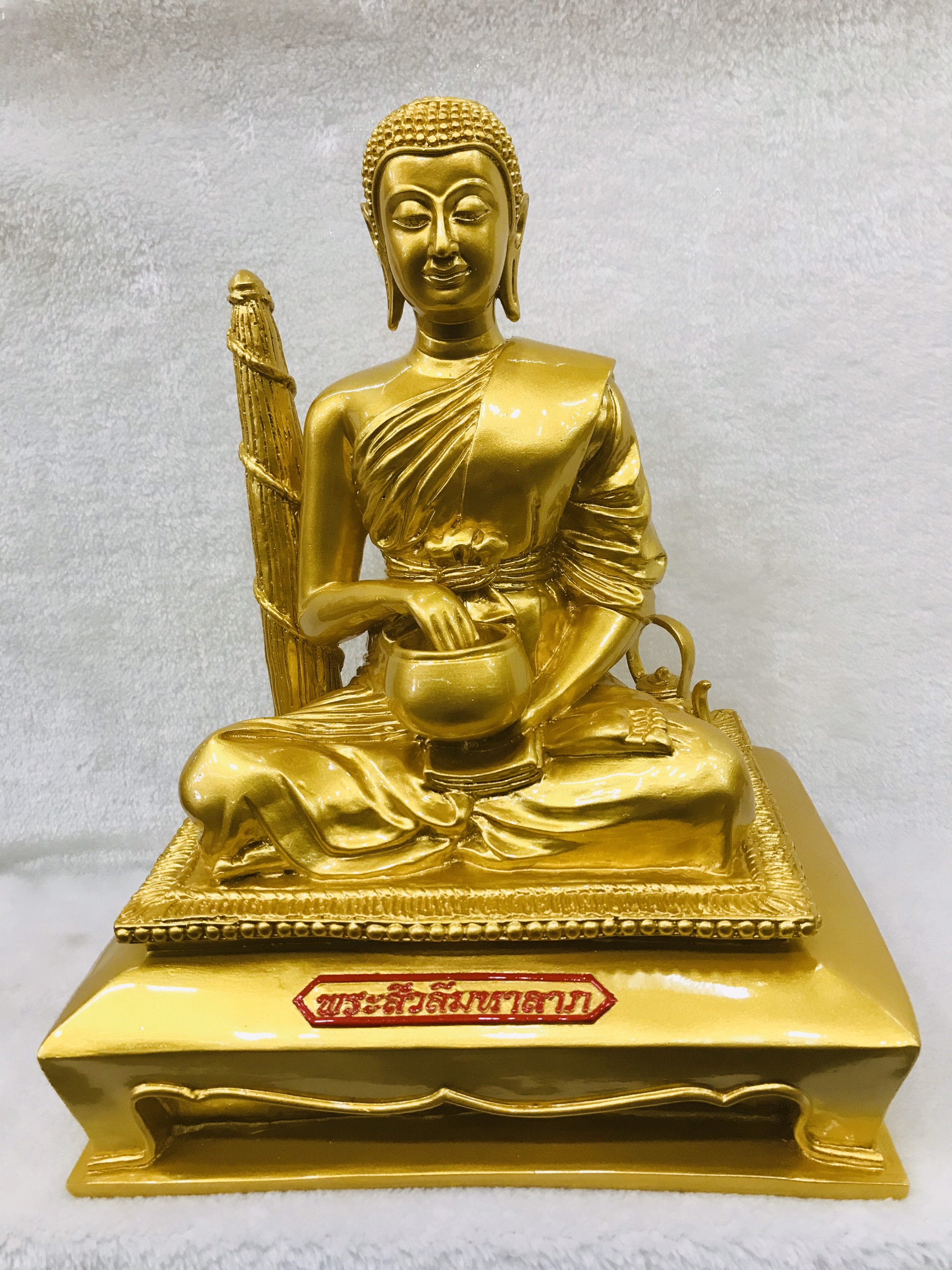 Tượng Sivali Ngồi Lớn ( vàng lợt )
