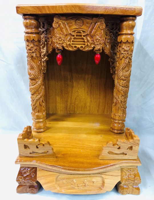Trang Thờ Gỗ Gõ Mái Bằng 50