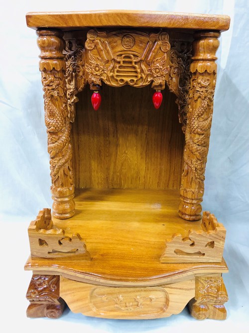 Trang Thờ Gỗ Gõ Mái Bằng 50