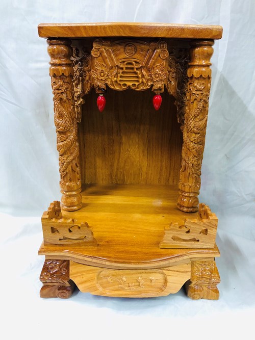 Trang Thờ Gỗ Gõ Mái Bằng 40