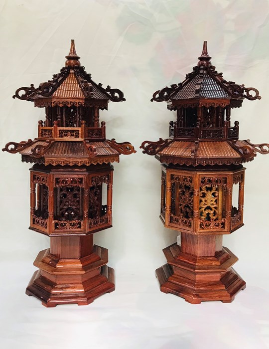 Đèn Lồng Gỗ 1M2