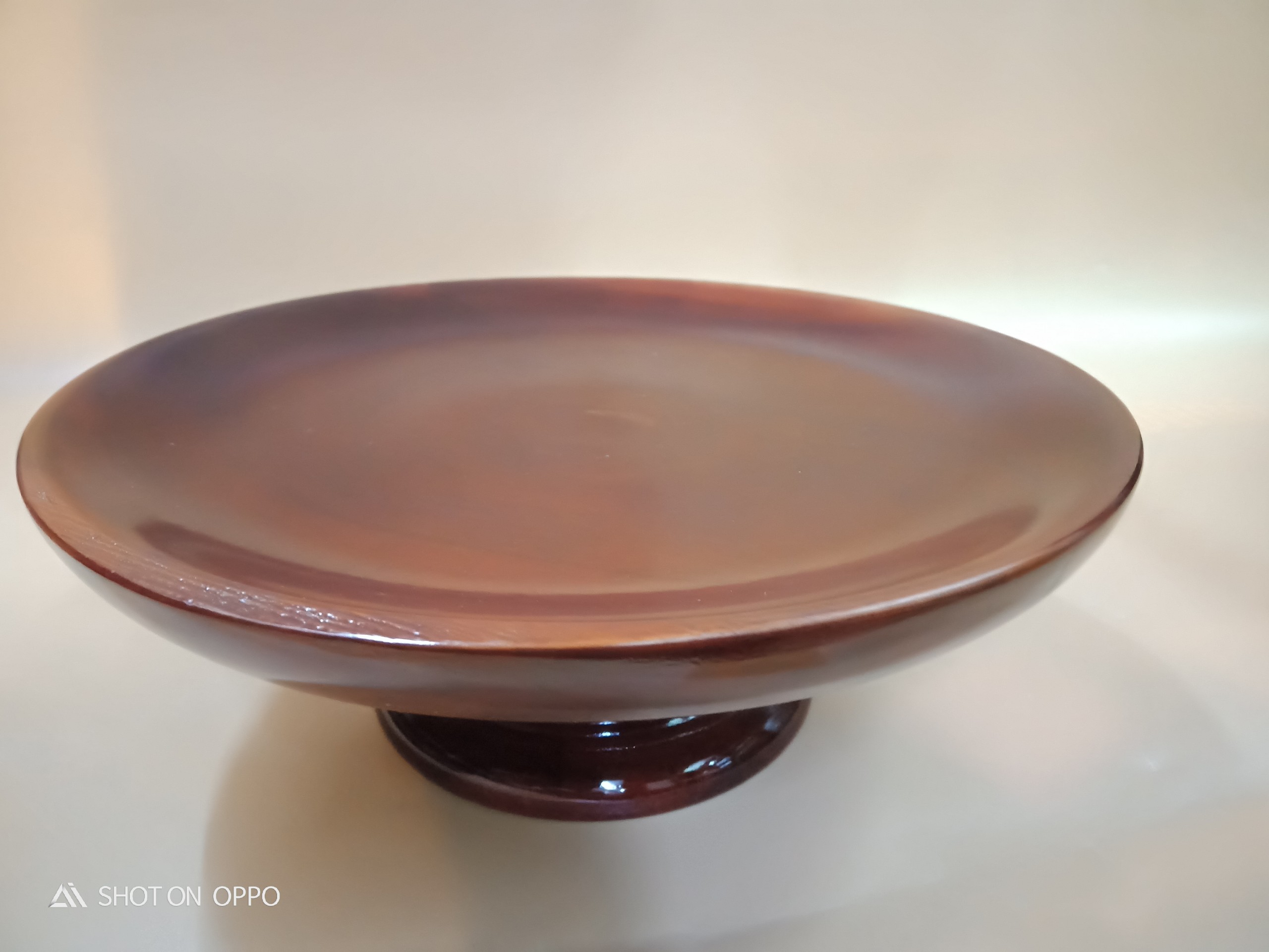Dĩa trái cây gỗ tràm 24cm