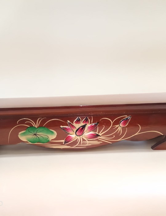 Đôn Gỗ Bông Nổi 10x45