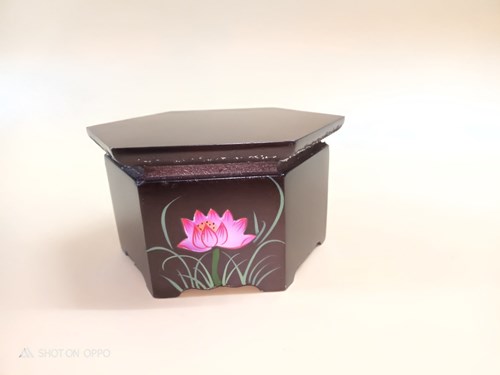 Đôn Gỗ Lục Giác nhỏ 12cm