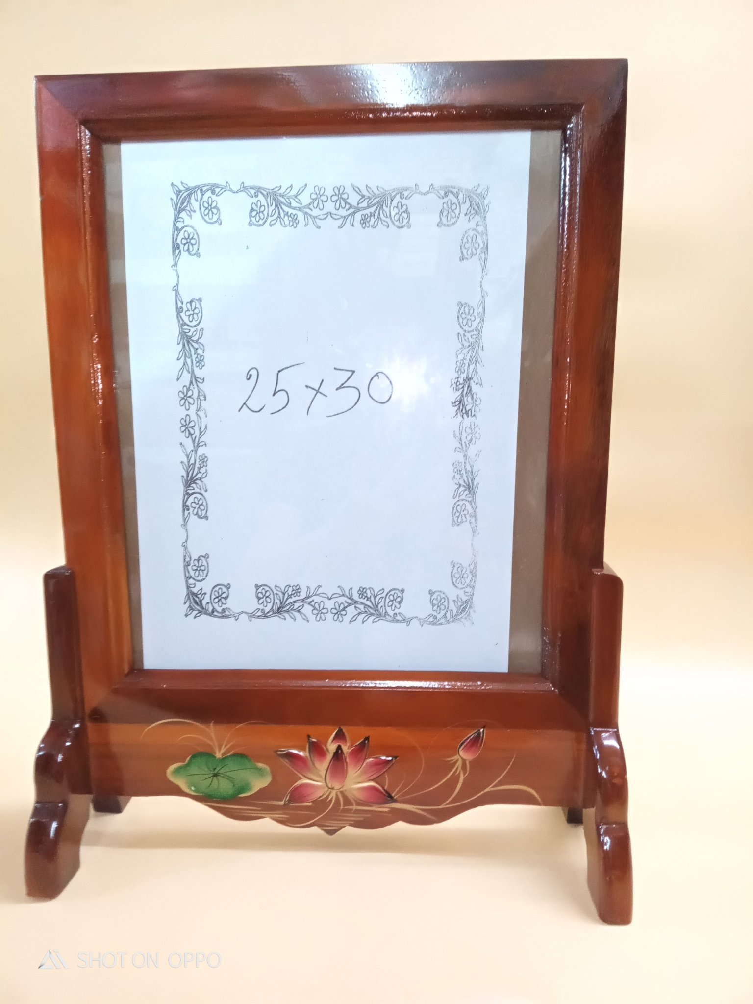 Khung hình thờ bông nổi 20*25