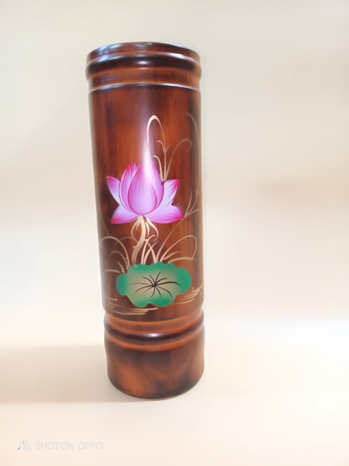 Ống nhang sen vẽ nhỏ